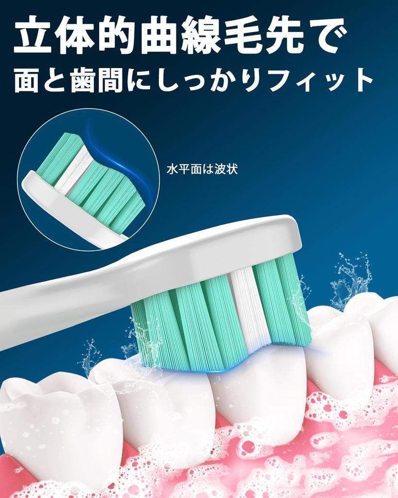 Ofashu Replacement Brush Heads for Philips Sonicare Electric Plaque Regular with Hygiene for Home and Travel Use Toothbrushes, Removal, Size, Cover,