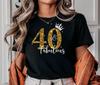 Camiseta de Cumpleaños Personalizada para Hombre y Mujer, Top, 60º, 30º, 40º Cumpleaños fabuloso, Brillante Cumple