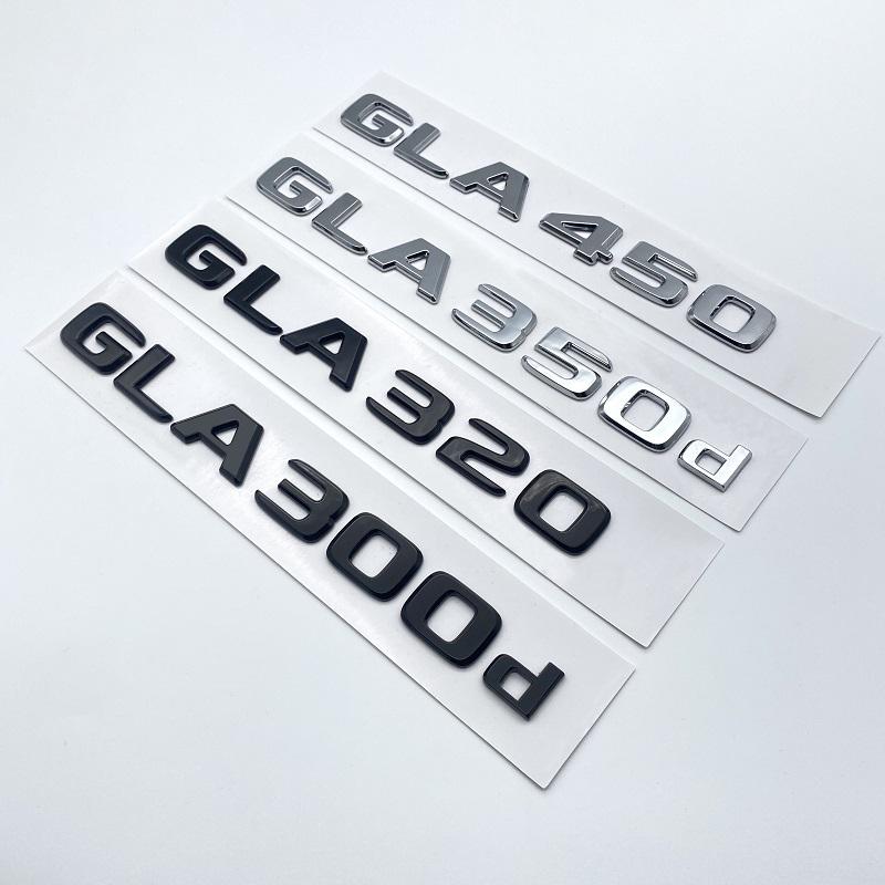 2017 Letras Emblema Emblema para Mercedes Benz GLE250d GLE300d GLE350d GLE400 GLE450 4Matic Estilo de Carro Porta-malas Placa de Identificação Adesivo