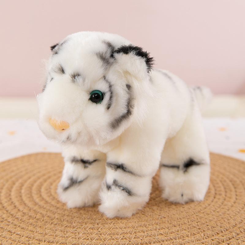 Joint Siberian tiger plush toy children's doll zoo souvenir tiger keychain backpack pendant