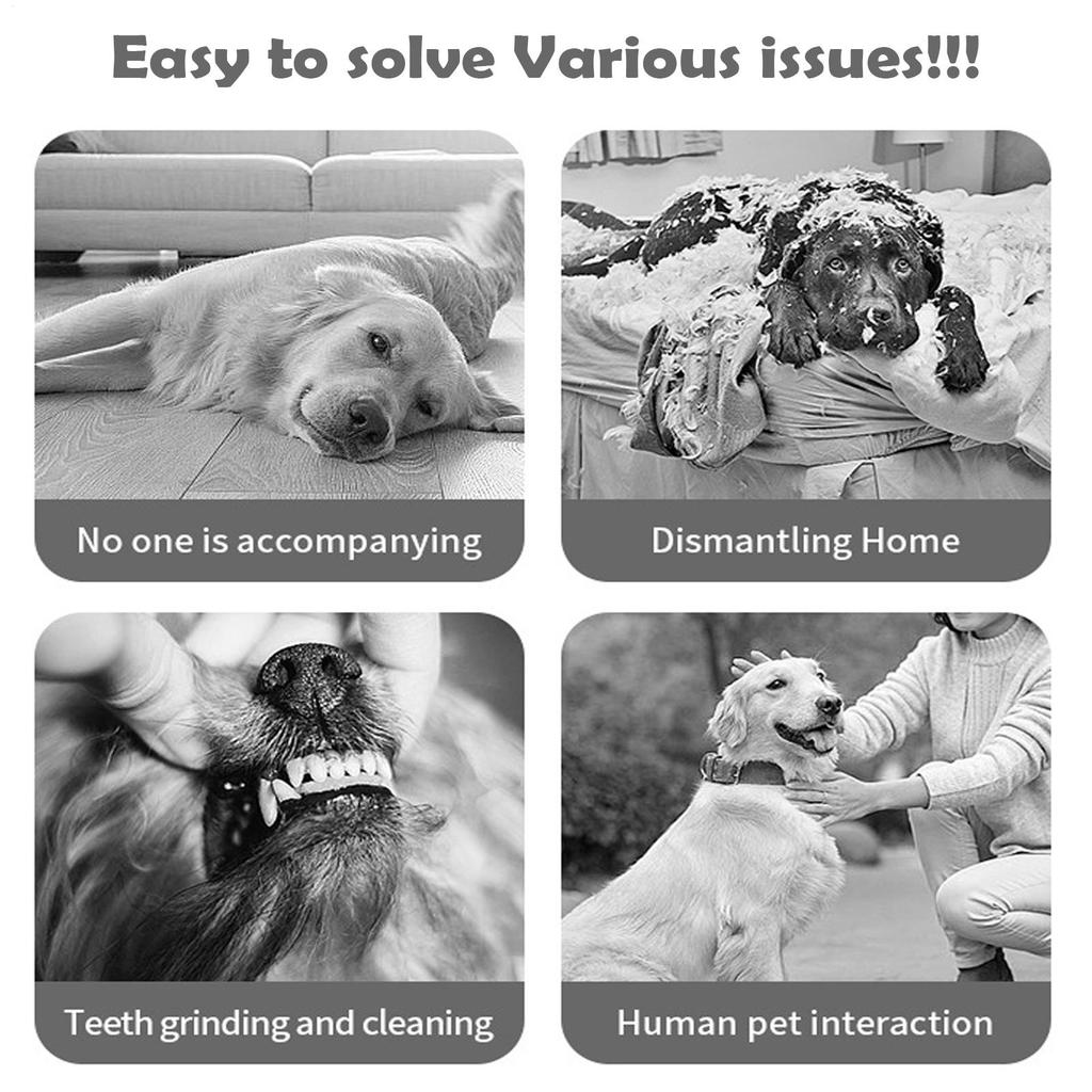 Dog Toy Balls Teething Pet Supplies Dog Fetch Ball Chew Toys For Aggressive Chewers Puppy Training Boredom Keep Them Busy Indoor