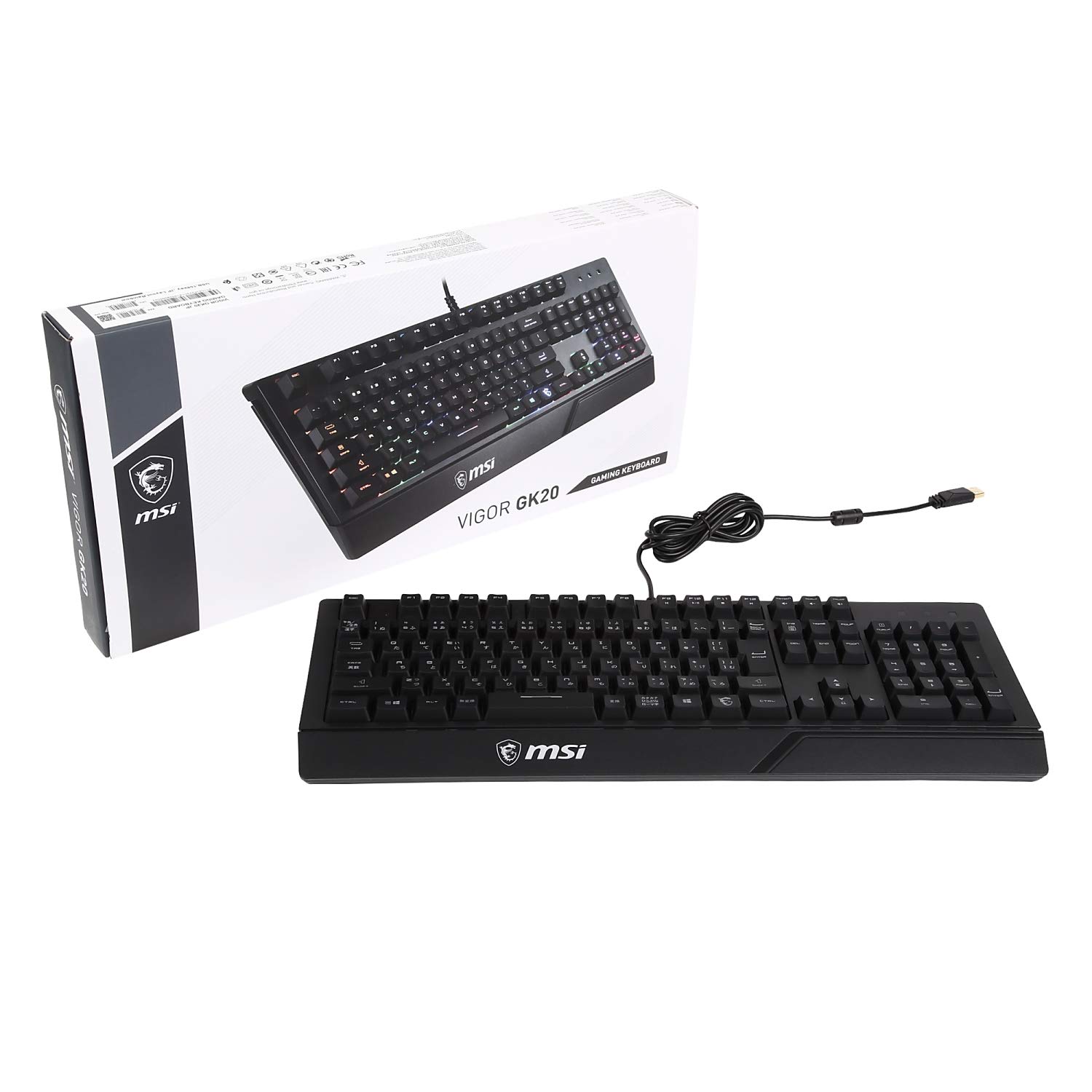 

MSI VIGOR GK20 JP Keyboard Japanese Layout KB536