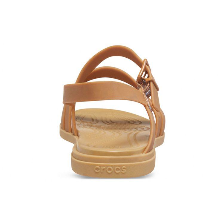 Crocs Trolley Vacation Style One-Strap Sandals Women Sandals Brown 206107-277
