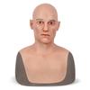 /ODM Silicone Mask Latest Halloween Property Full Head Bareheaded Middle-aged Man Headgear Cosplay Silicone Head Mask