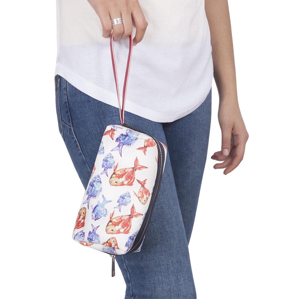 Anemoss Aquarium Travel Makeup Bag