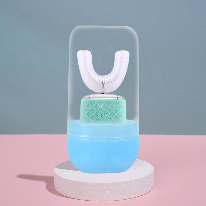 Children's & Adult Smart U-Shaped Electric Toothbrush with Soft Bristles & Magnetic Levitation Motor