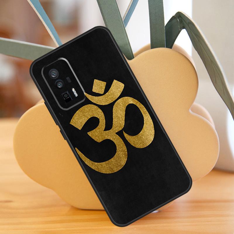 Om Hindu Symbol Case For POCO F6 Pro X6 X5 X3 F3 F5 M6 M5s Xiaomi 13T Pro 11T 12T 12 13 Lite 14 Ultra Cover