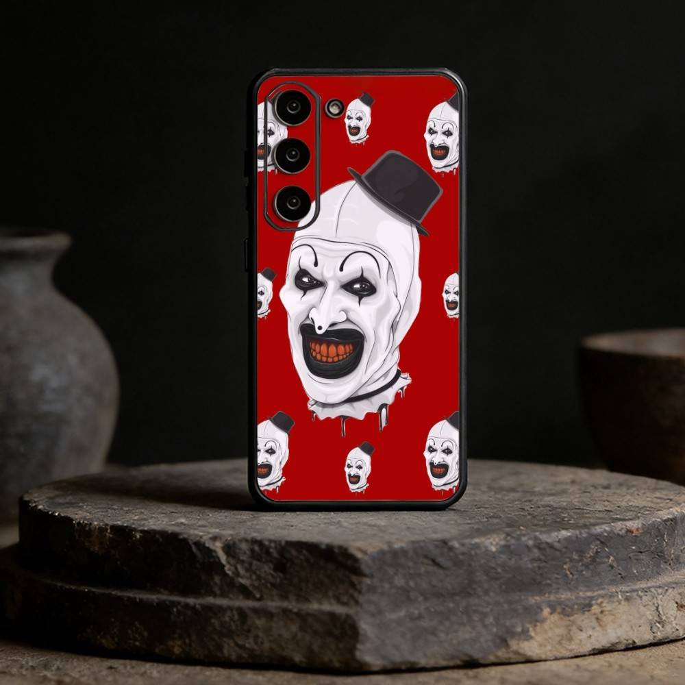 Art the Clown Horror T-Terrifier Handyhülle Für Samsung Galaxy A13,21s,22,31,32,52,53,71,72,73,Weiche Schwarze Hülle