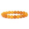Amber Color Bead Elastic Bracelet - Skin-Brightening Retro Design