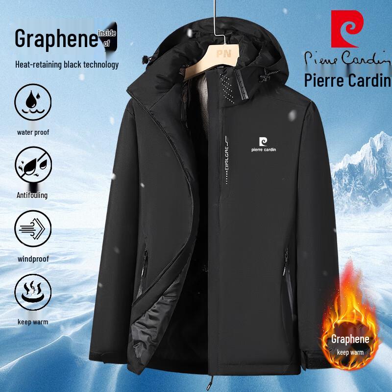 Pierre Cardin Men's Hooded Padded Jacket