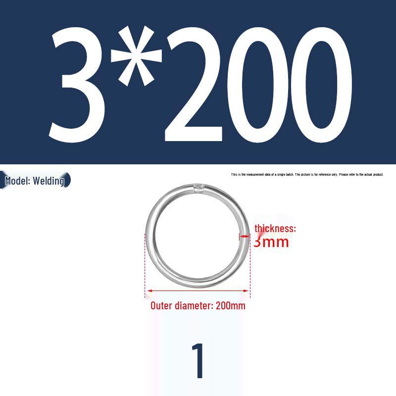 304 Stainless Steel Seamless O-Ring for Lifting and Hammock Yoga Connection