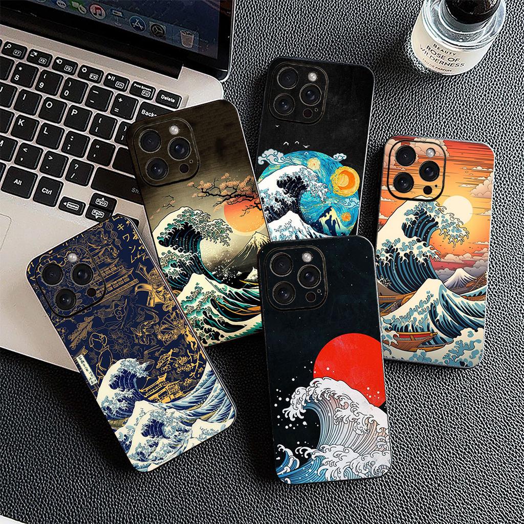 Cover for Motorola Moto Edge 50 30 One Fusion 40 Neo Ultra Pro 20 Lite G50 G85 G84 E15 E14 Phone Case The Great Wave of Kanagawa