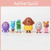 Delightful Hey Duggee 6-piece Action Figure Toy Set With Badge Perfect For Kids Xmas