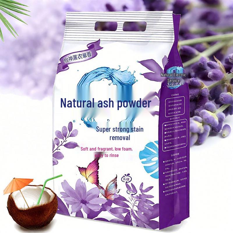 Jin Xun Yi Natural Soap Laundry Detergent: Low Foam, Easy Rinse, Stain & Odor Removal, Large Bag