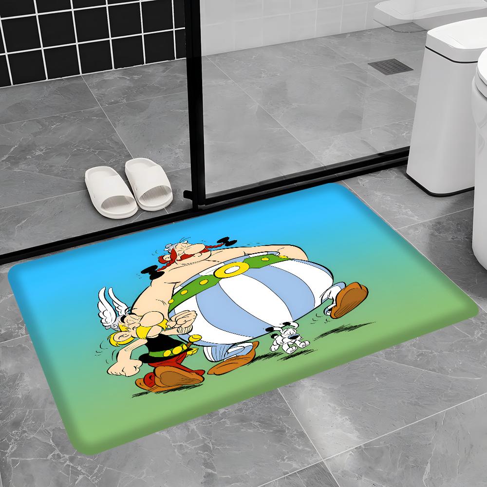 Tappetino d'ingresso Asterix e Obelix Lavabile Antiscivolo Tappeto per Zona Salotto Sedie da Divano Tappetino d'ingresso Cucina Tappeto