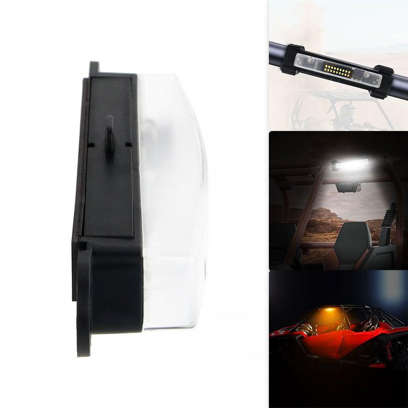 Universal Roll Bar Mount LED Work Light For UTV Polaris RZR XP Turbo Ranger General Can-Am Commander Defender Maverick Off Road