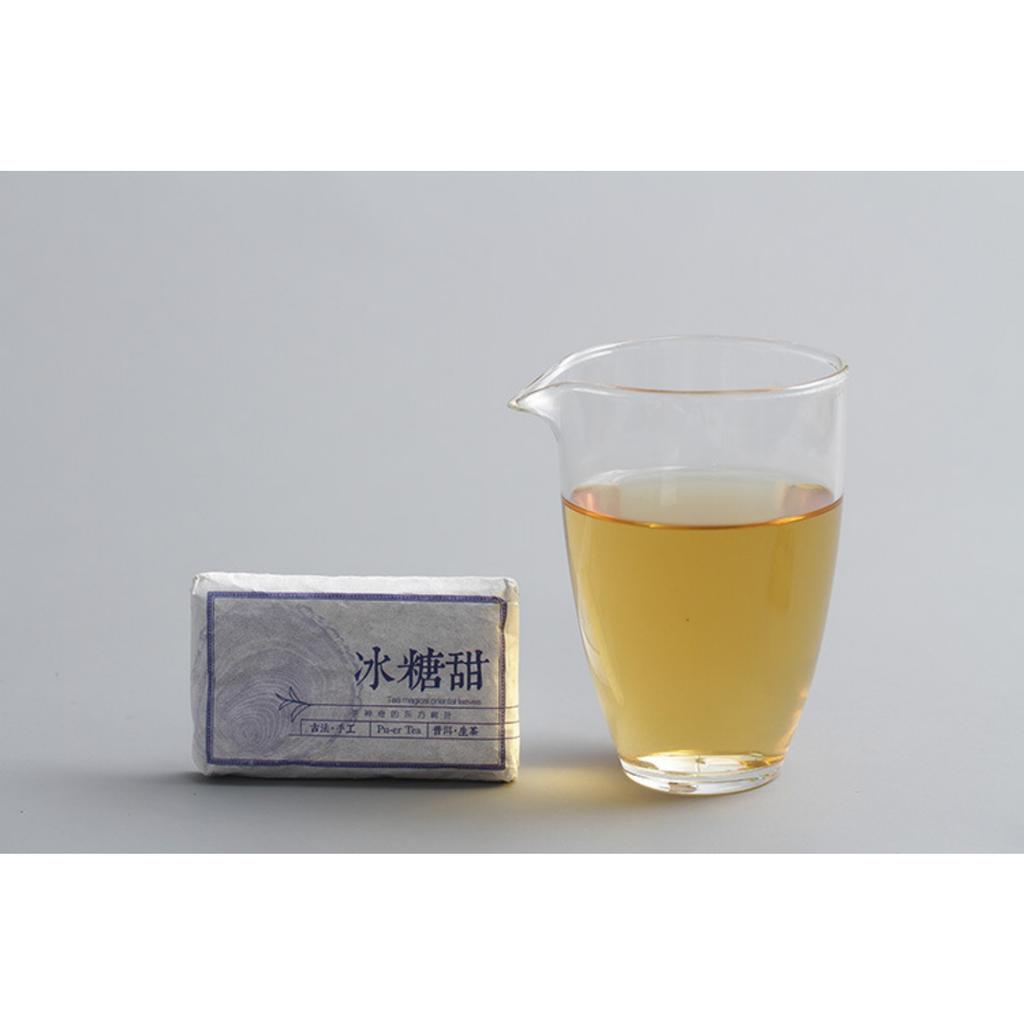 Yunnan Pu'er Tea Brick  Rock Sugar Sweet Big Tree Old Tree Raw Spring Tea 45g