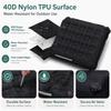 Inflatable Airplane Seat Cushion Light Inflatable Camping Cushion Compact Pad With Reflective Strip Travel Air Seat Cushion