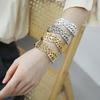 Cross-border Bracelet Women's High-level Bracelet Cross-border Hollow Irregular Leaves Shape Gold Bracelet