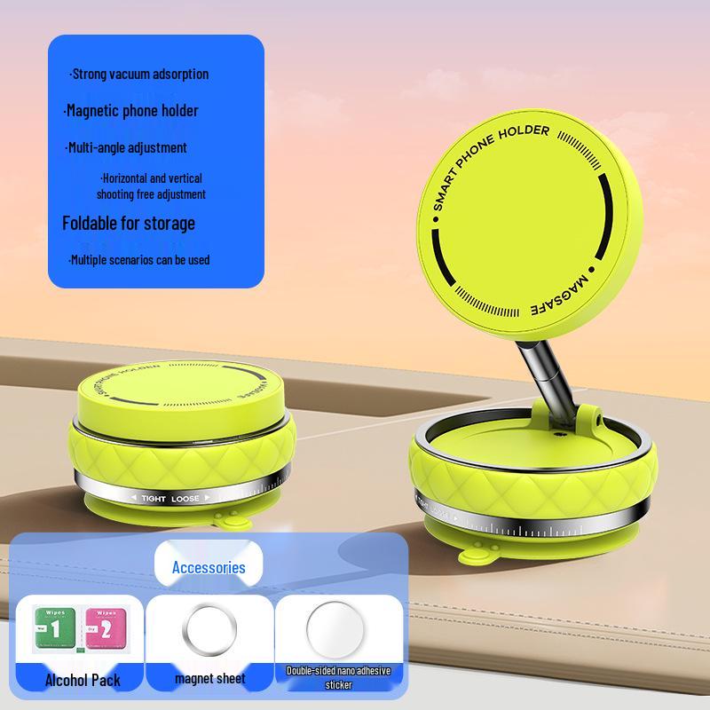Foldable Magnetic Suction Car Mount & Desktop Phone Holder