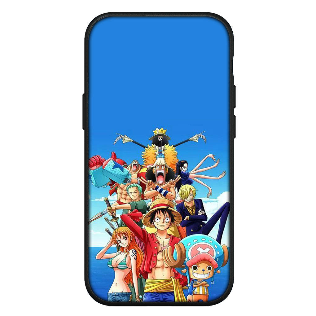 Для iPhone 15 14 Xiaomi Redmi Note 13 12 11 Pro Max X 8 7 XR Samsung Galaxy A15 S24 S23 A05 Huawei OPPO A17 аниме One Luffy Sanji Piece телефон чехол