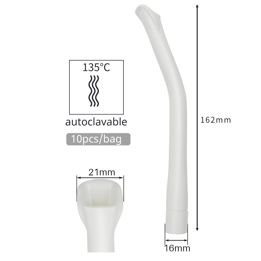 1 stk. autoklaverbare sterke sugepunkter for tannleger, svake sugepunkter for tannleger, andnebb-evakueringspunkter, aspirator, spyttrørssugpunkter