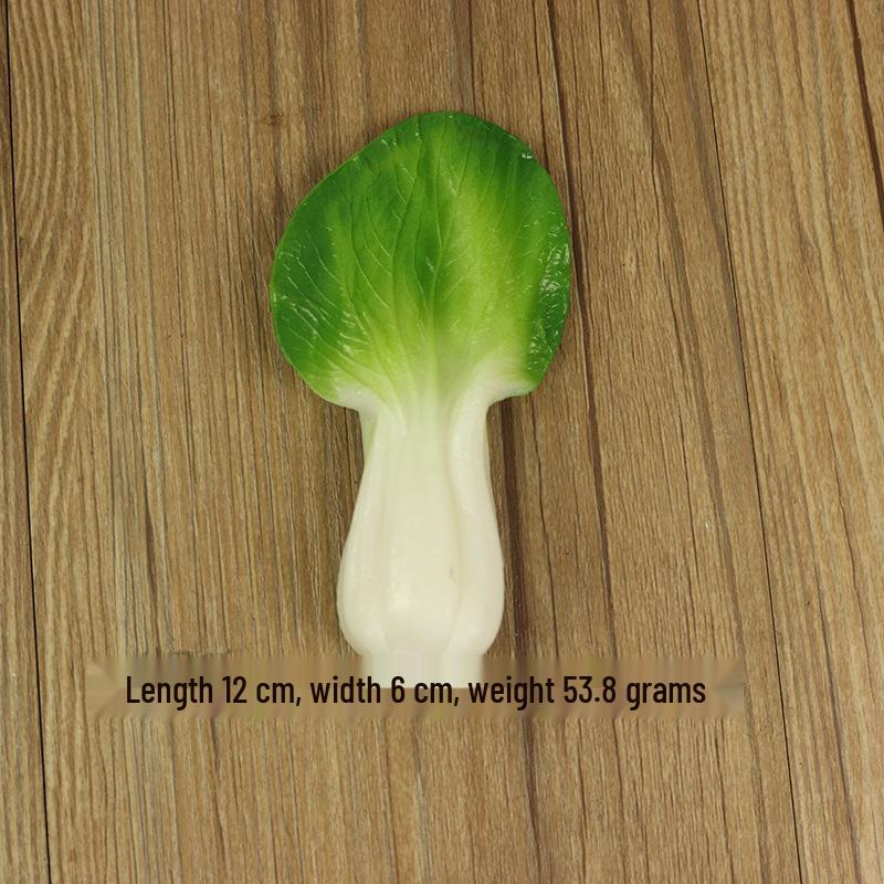 Artificial Green Vegetables: Eggplant, Cabbage, Cucumber, Celery, Spinach Kitchen Decor Props