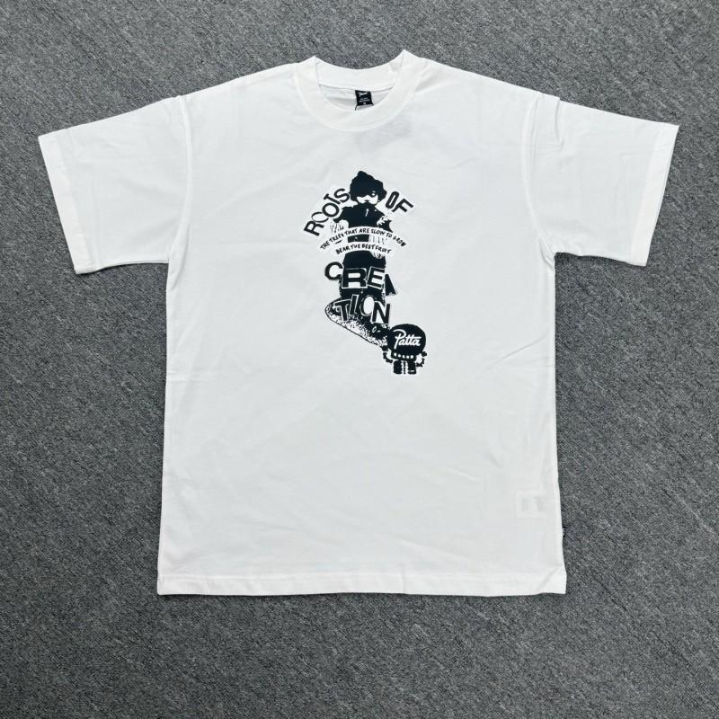 Unisex Cotton Graphic Tee Oversized Fit Short Sleeve T-Shirt Youth Casual Wear