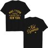 Kid Dynamite Clássico Mike Tyson Gráfico Frente e Verso Camiseta Unisex Camiseta Unisex