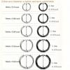 5 Pairs/set of Stainless Steel Earrings - Fashionable and Lightweight Unisex Earrings | Comfortable and Minimalist Style