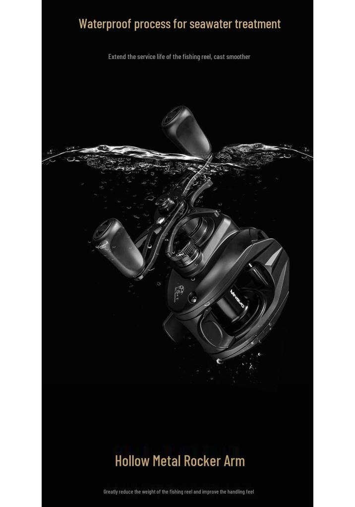Mulinello da Baitcasting Elettronico DC con Bobina a Lancio Lungo e Antiesplosione