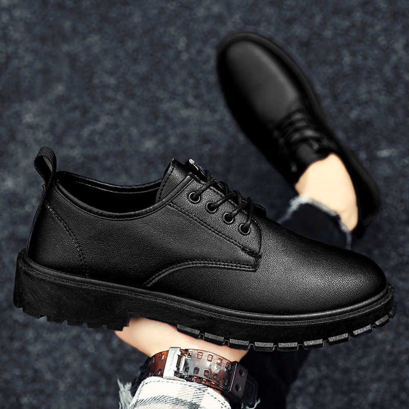 Modne Wiosenno-jesienne Buty Golfowe na Platformie Klasyczne Tkane Czarne Białe Sneakersy Męskie Casualowe Sapatenis Sportowe Sport Super Oferty