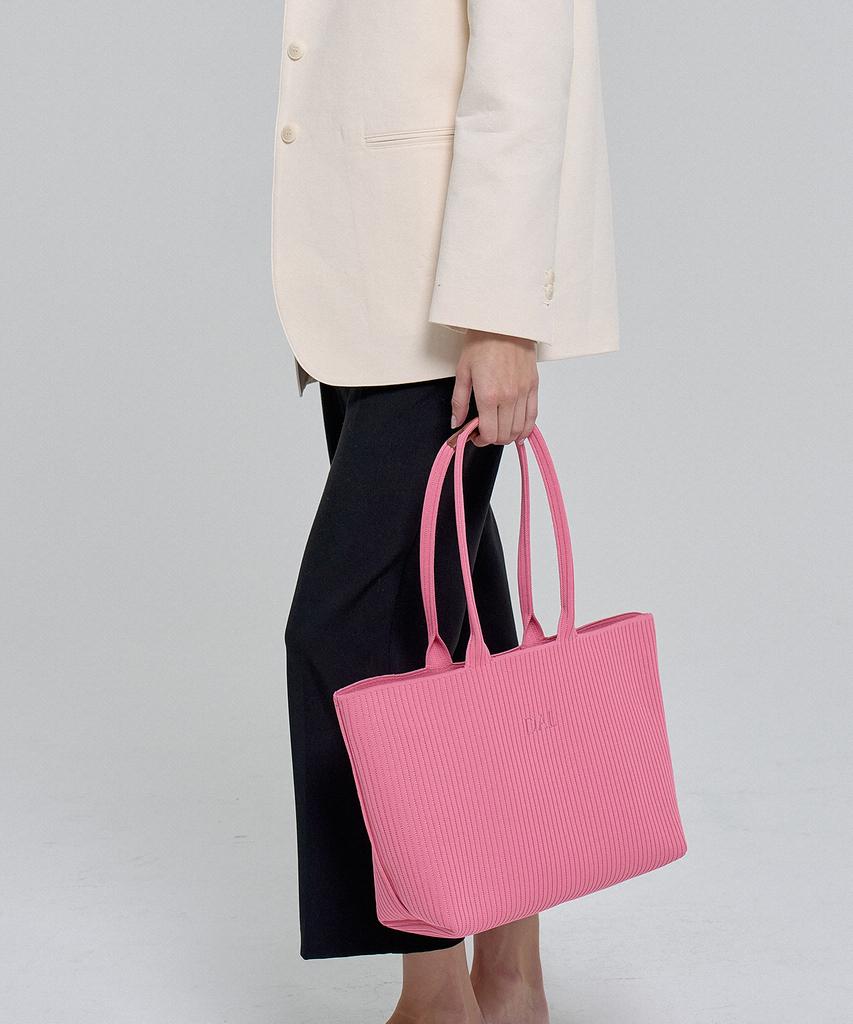 Dal Daily Knit Shopper Bag Pink L