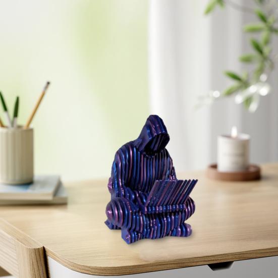Decorative Figurine Fine Carving Colorful Handcrafted Table Decoration for Living Room Bedroom