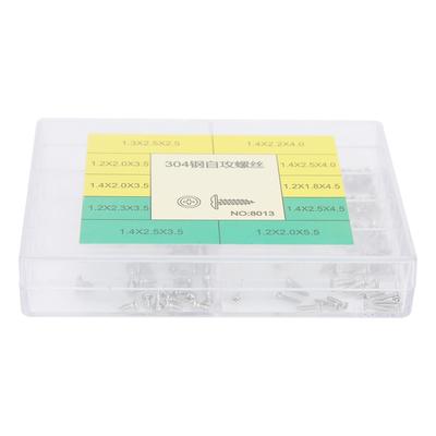 10 Sizes SelfTapping Screw Stainless Steel Cross Micro Tapping Screws For Watch Glasses Repair