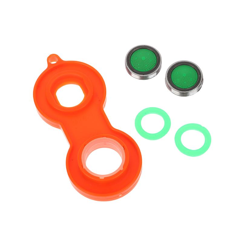 Rafford 11Pc Set Water Saving Faucet Aerator Replaceable Filter Mixed Nozzle M24 24Mm Thread Bathroom Faucet Bubbler Accessories