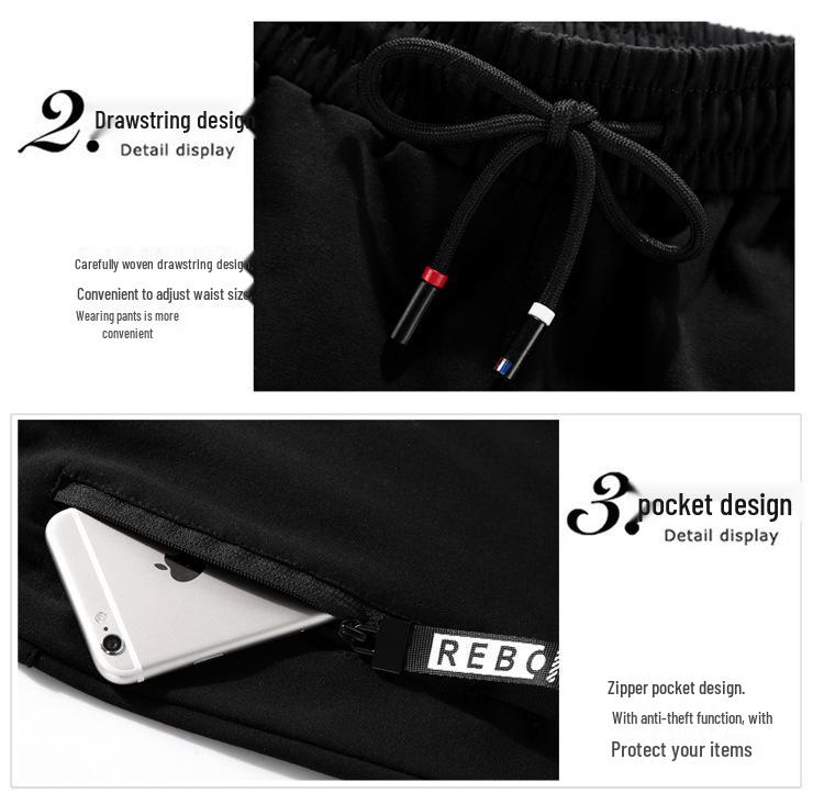 Men's Trendy Autumn Zip-Up Hooded Sweatshirt with Three Stripes Print