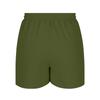 Women's Fashion Solid Color Athletic Casual Elastic Waistband Shorts with Zipper Pockets for Outdoor and Leisure Activities