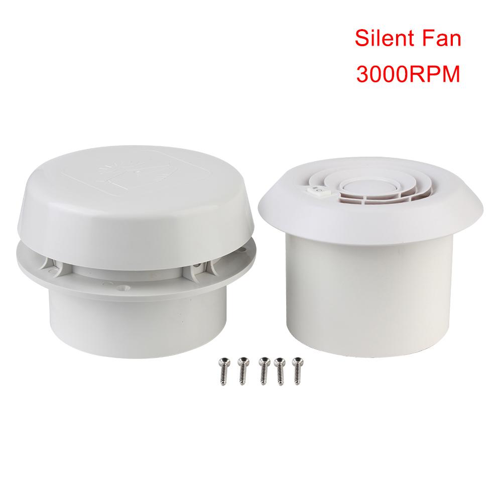 

12V RV Fan Air Outlet 3000/4000rpm Strong Suction Fan Caravan Ventilation Exhaust Fans Strong Wind Camper Car Supplies
