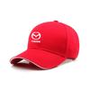 For Mazda CX3 CX-5 CX5 CX7 CX9 MX5 Axela Demio Atenza Car Logo Cotton Adjustable Baseball Hat Outdoor Auto Accessories