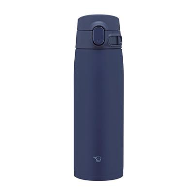 Zojirushi Mahobin Paslanmaz Çelik Kupa Su Şişesi Büyük Kapasiteli 600ml Tek Dokunuşlu Tip Dikişsiz Sadece 3 Bakım Noktası Deniz Mavisi SM-VB60-AM