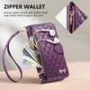 For Google Pixel 10A 9A 10 9 Pro XL Crossbody Wallet Case, Quilted Zip Pocket Card Holder Flip Cover with Strap Lanyard Case