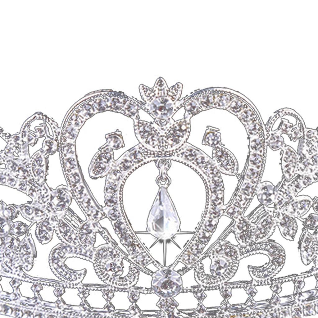Royal Bridal Tiara Crown for Women And Girls Fairy Princess Elegant Jewelry Hair