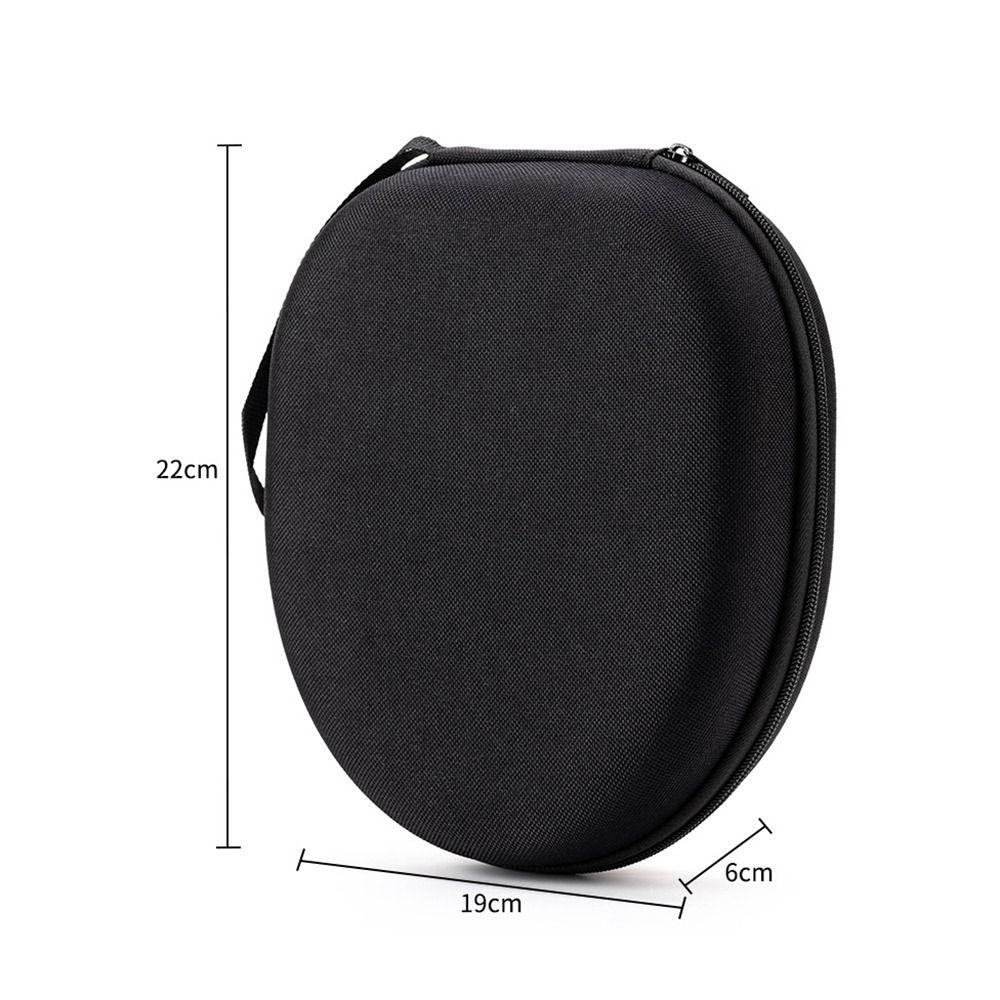 Langlebige stoßfeste Kopfhörer-Tragetasche Reißverschluss Harte EVA-Kopfhörer-Aufbewahrungstasche Universelle Schutz-Headset-Tasche Kasten Reise
