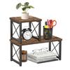 Desk Shelf Storage Mini Corner Storage Small Multiple Assembly Easy Ideal for Rack, Bookshelf, Rack, Organizer, Methods, 2-piece Set, Stackable,