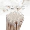 Pointed Wooden Cotton Swabs for Eyelash Grafting & Makeup Cleaning