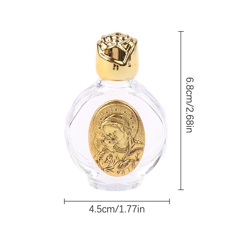 22 typů svěcené vody Ježíšova láhev Láhev náboženského kříže Láhev křesťanské panny Socha Láhev Láhev na svěcenou vodu