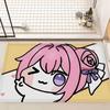 Doro NIKKE The Goddess of Victory Game Floor Mat Rectangle Anti-slip Home Soft Badmat Front Door Indoor Outdoor Mat Welcome