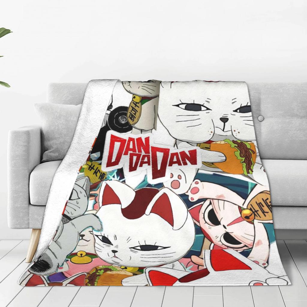 Turbo Granny Cat Flannel Blankets Winter Soft Warm Throw Blanket for Girls Boys Bedroom Graphic Bedspread Sofa Bed Cover