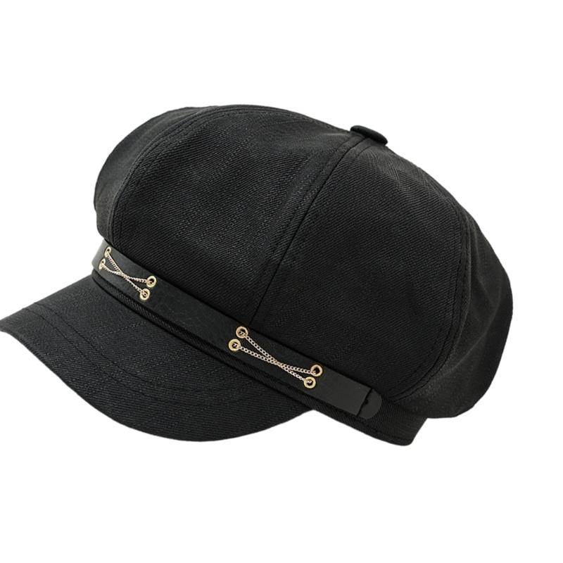 French Stylish Headwear Painter Hat Show Small Face Cabbie Hat